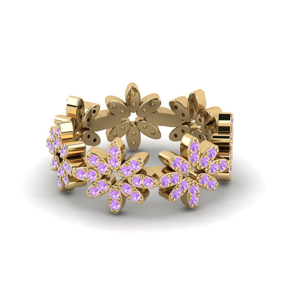 Amatista Anillo Ftarolle