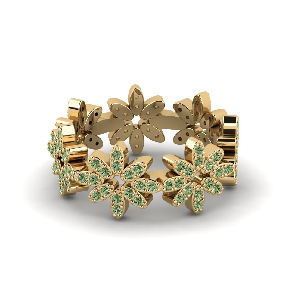 Diamante Verde Anillo Ftarolle