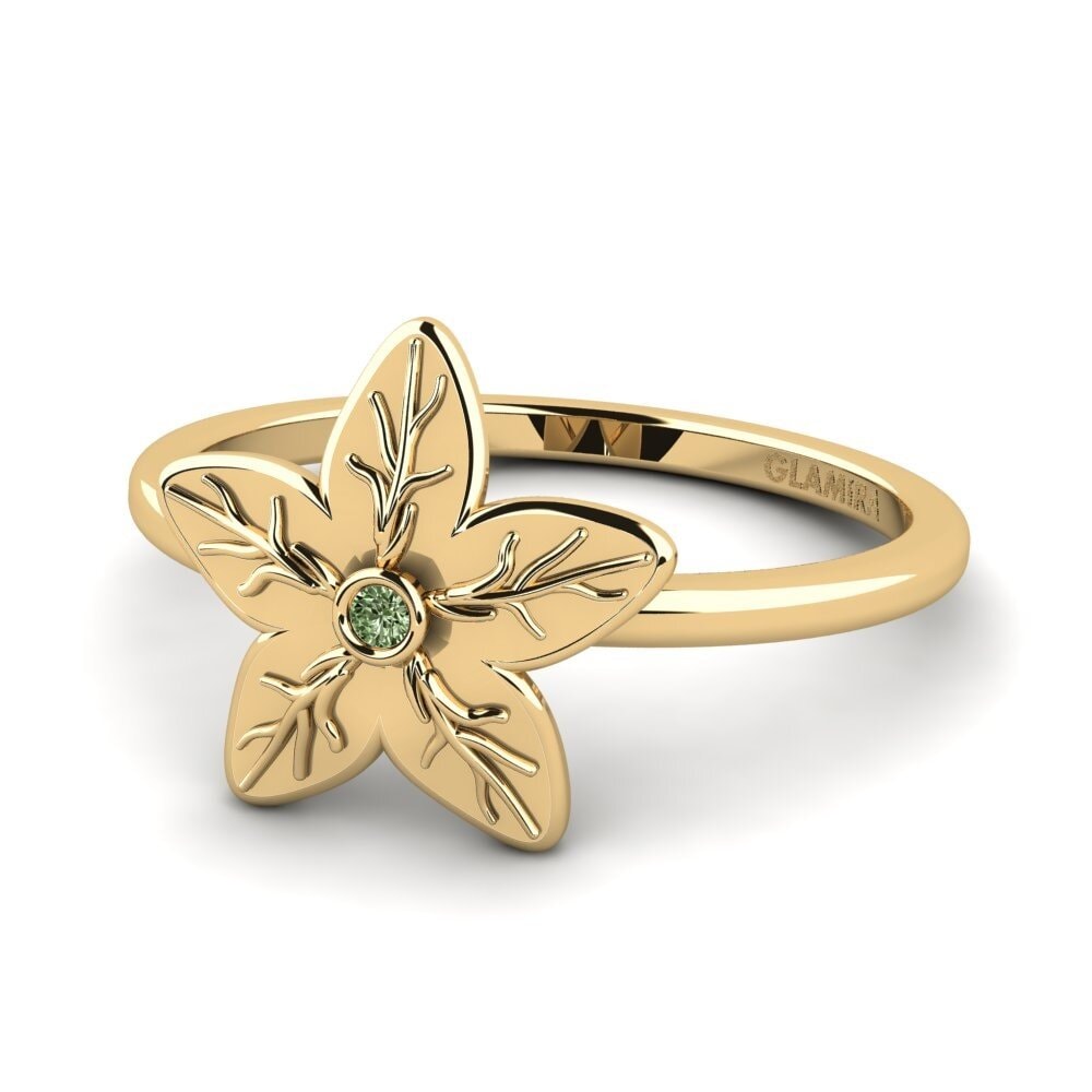 Diamante Verde Anillo Gerror