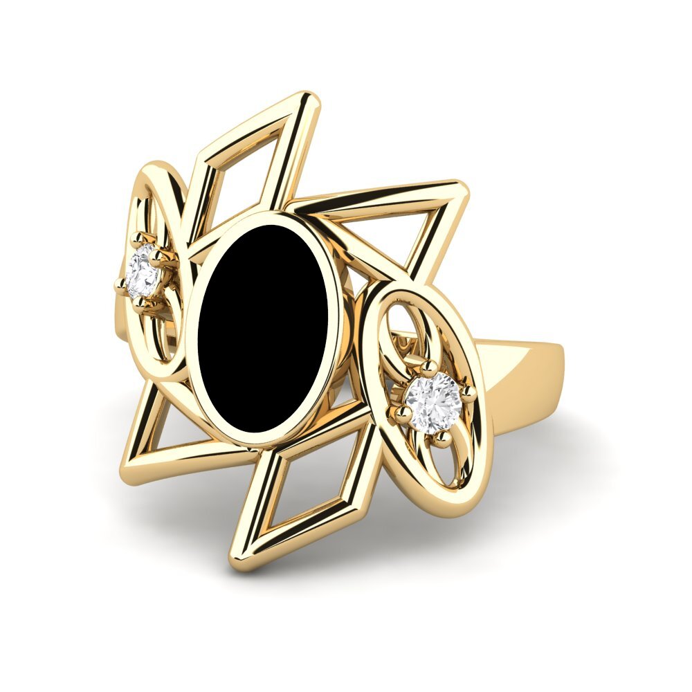 Weißer Saphir Ring Hunp