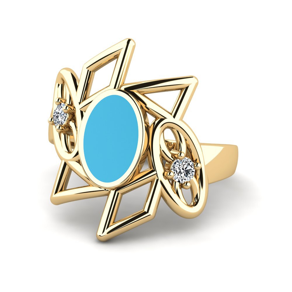 Gelbgold 750 Ring Hunp