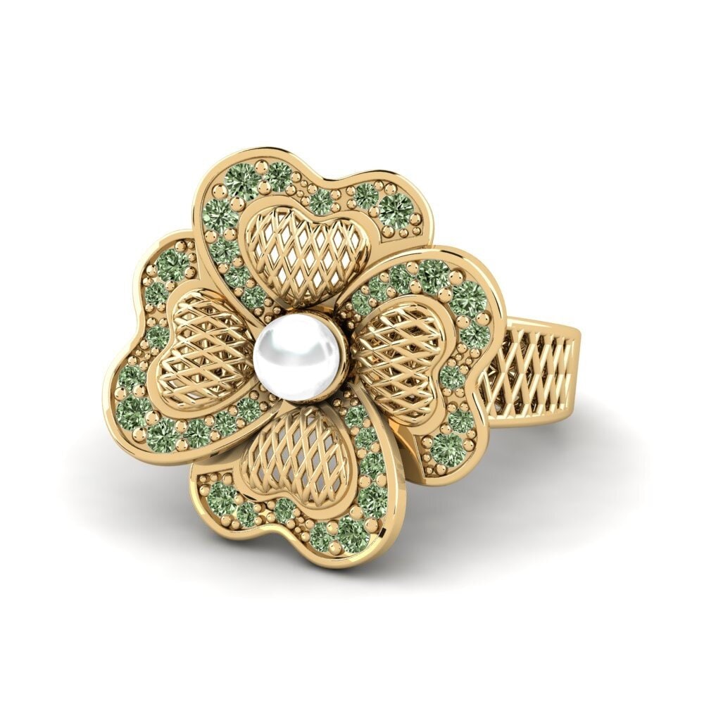 Green Diamond Ring Huppe