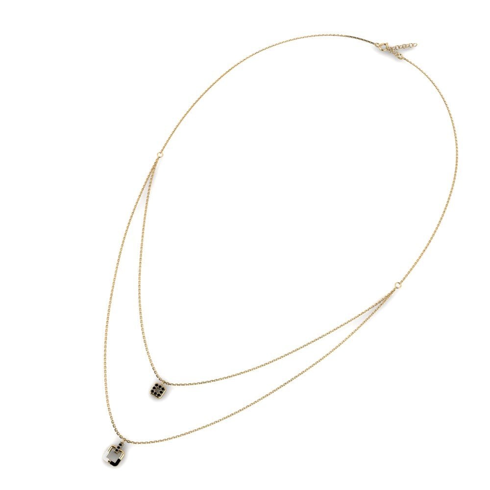 Black Onyx Women's Necklace Abnormally
