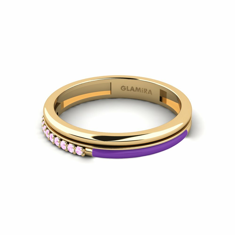 Saphir Rose Bague Anafi