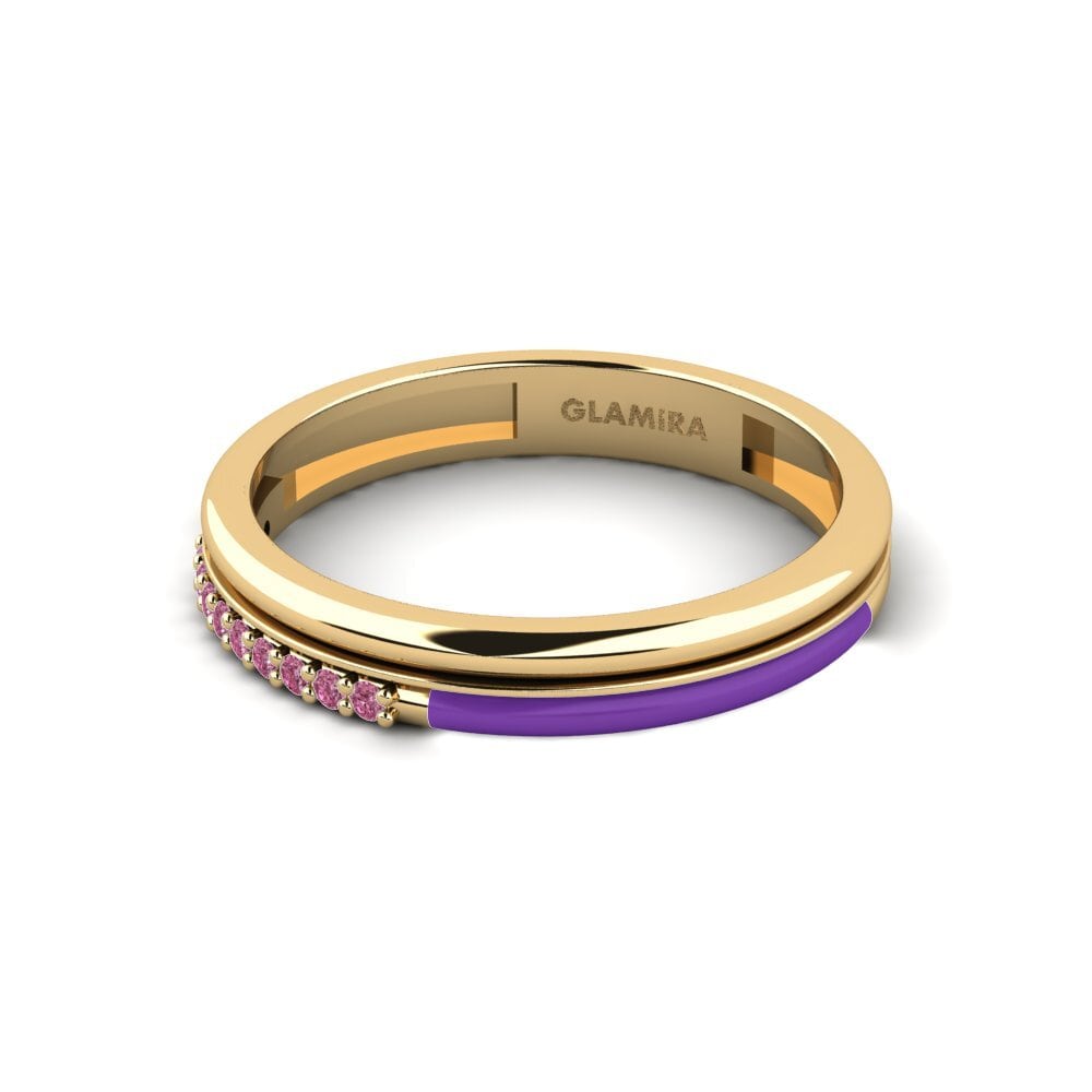 Granate Rhodolite Anillo Anafi