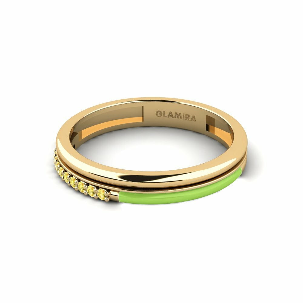 Saphir Jaune Bague Anafi