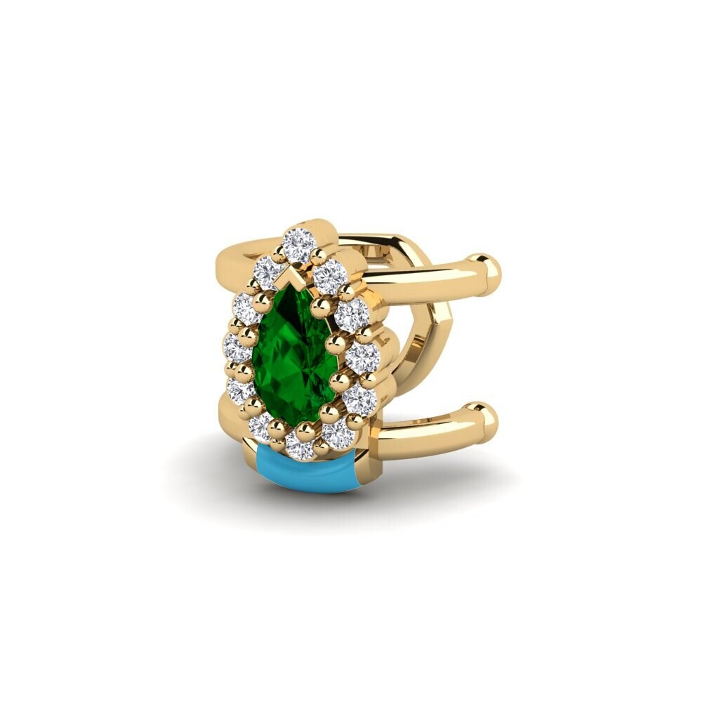 Circonita Verde Pendiente de mujer Andover