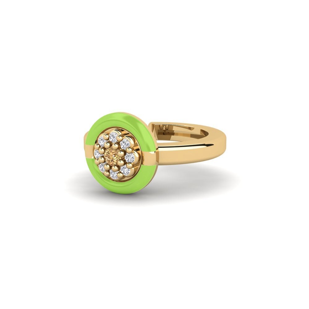Diamante Marrón Pendiente de mujer Ansonia