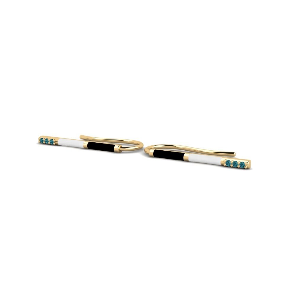Blue Diamond Women's Earring Apostoloi