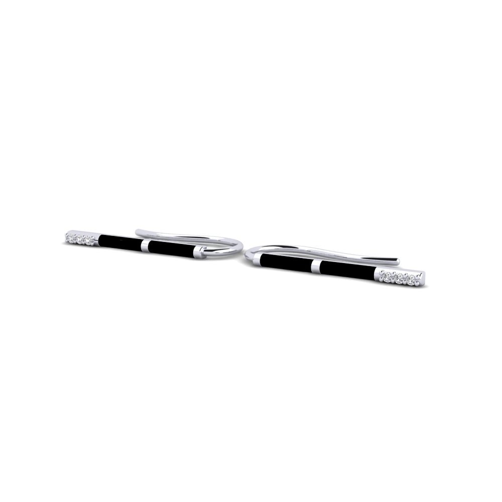 14K White Gold Earring Apostoloi