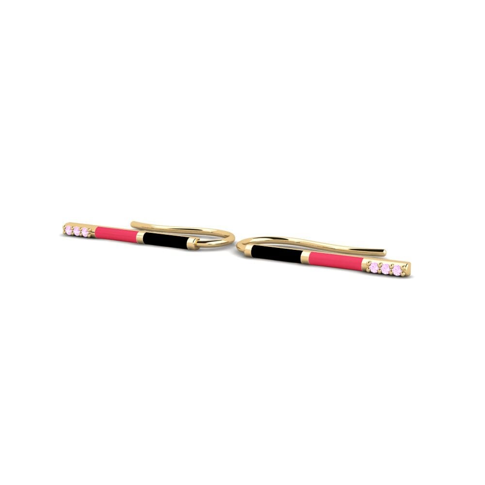 Pink Sapphire Women's Earring Apostoloi