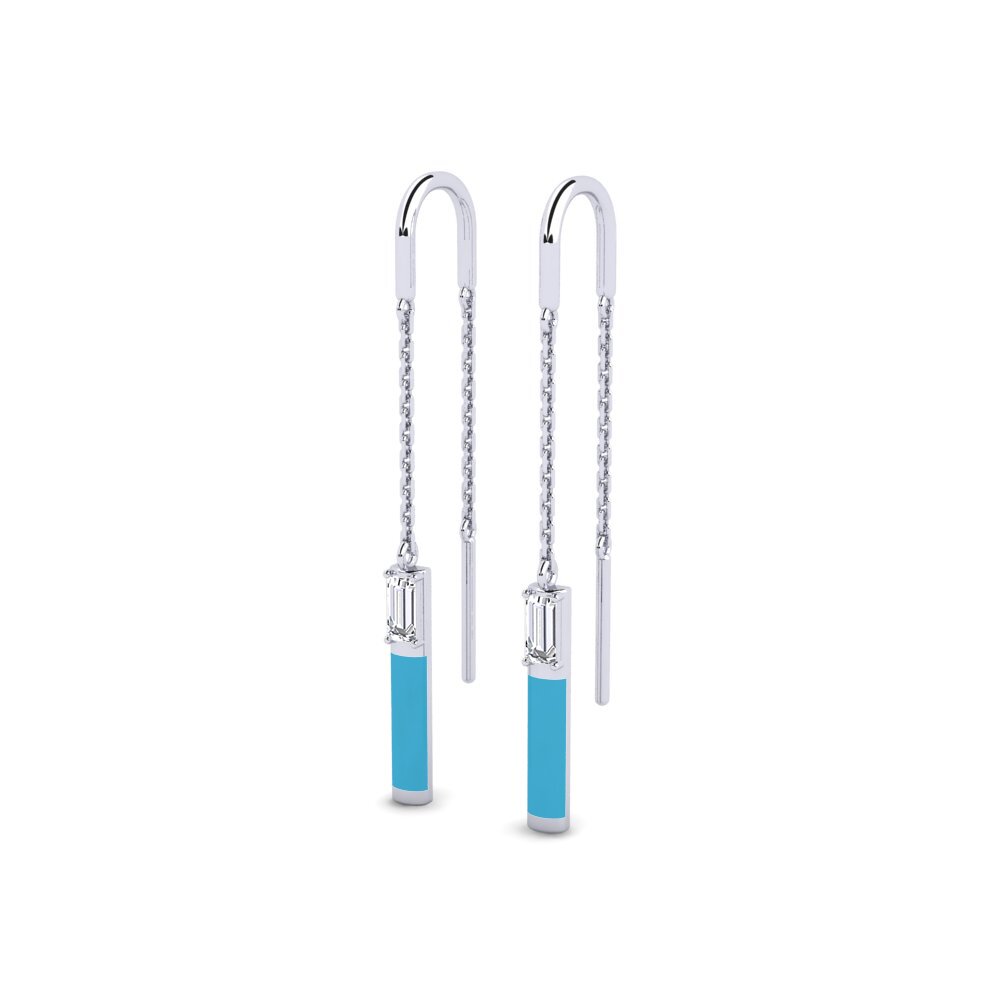950 Palladium Damen ohrring Arnaouti