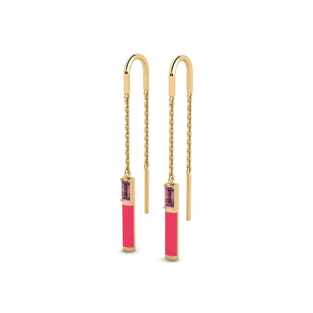 Rhodolite Garnet Women's Earring Arnaouti