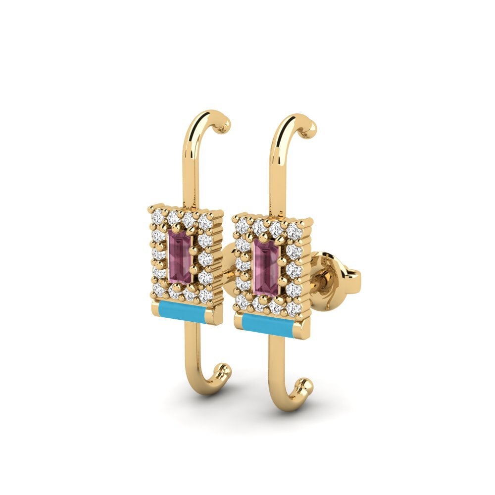 Rhodolite Garnet Women's Earring Ashford