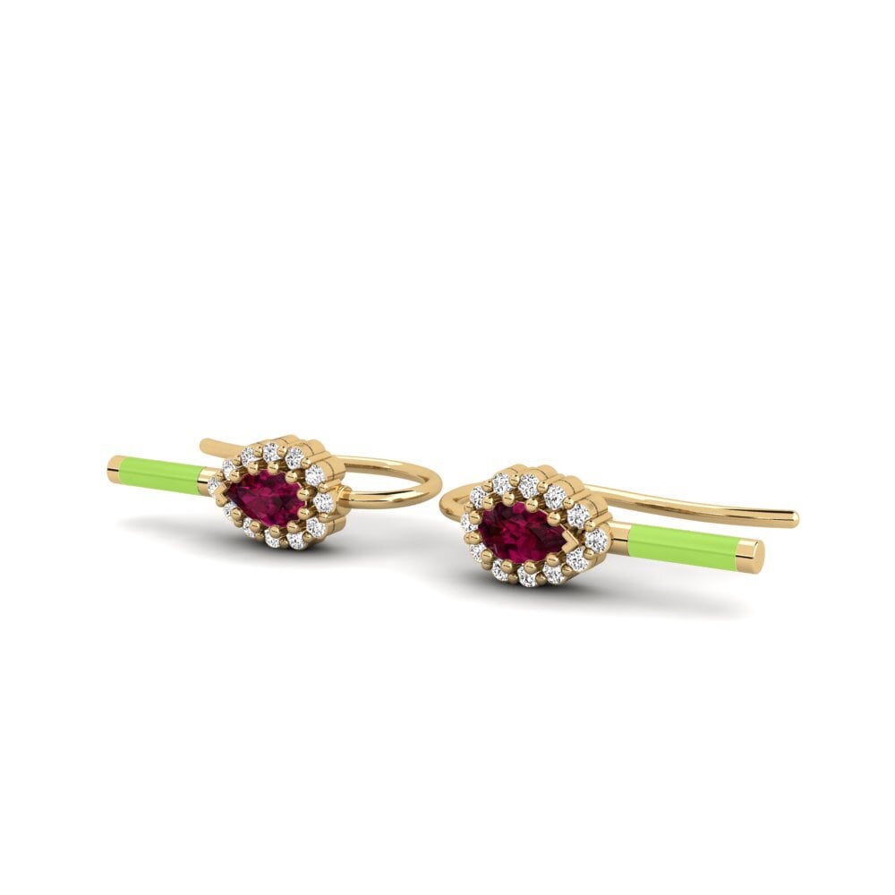 Rhodolite Garnet Women's Earring Canterbury