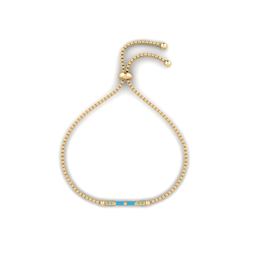 Diamante Verde Pulsera de Mujer Chrysi