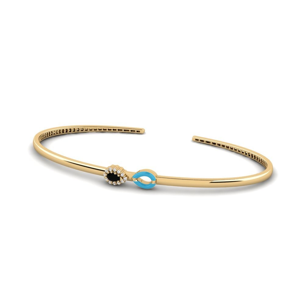 Black Onyx Palm Cuff Claxton