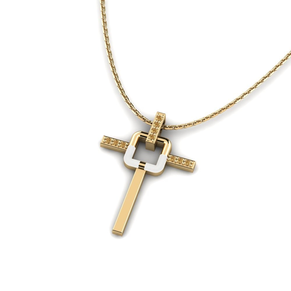 Diamante Marrón Colgante de Mujer Conclusive