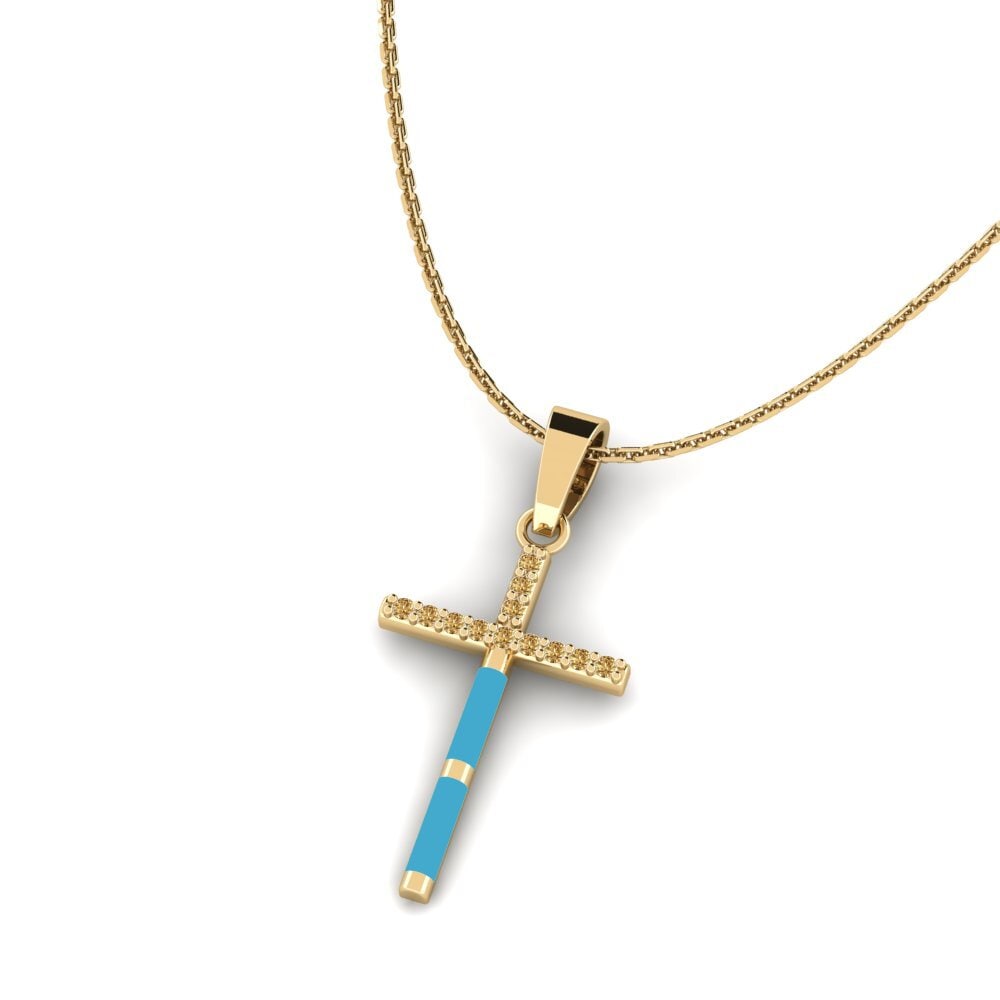 Diamante Marrón Colgante de Mujer Dionysades