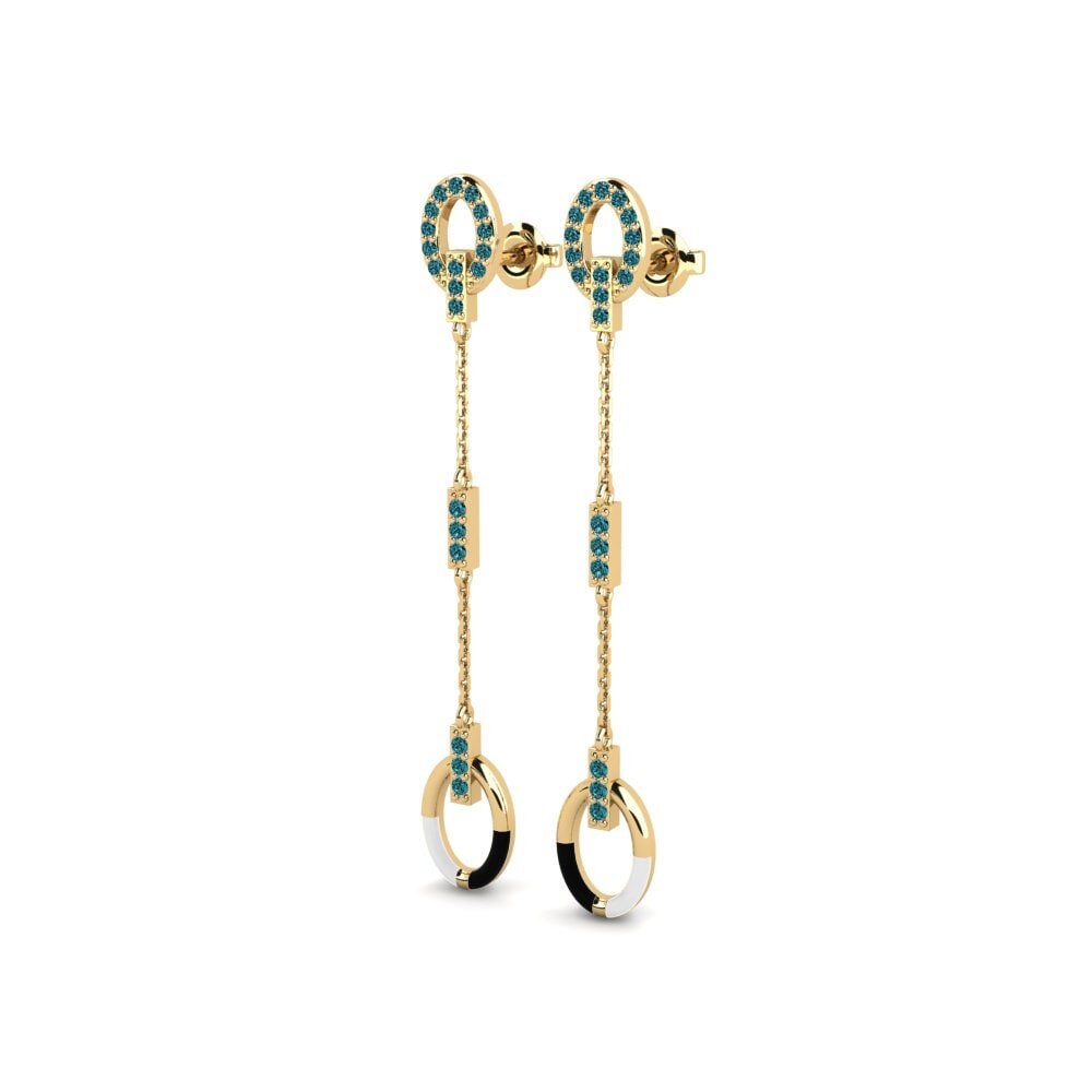 Diamante Azul Pendiente de mujer Diversification