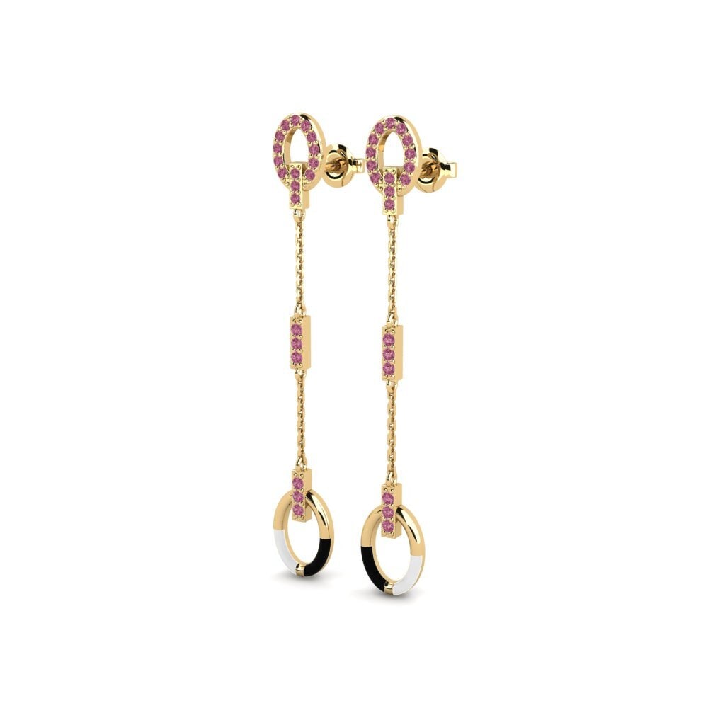 Rhodolite Garnet Women's Earring Diversification