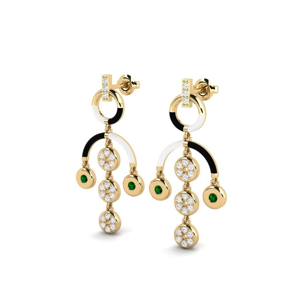 Circonita Verde Pendiente de mujer Diversify