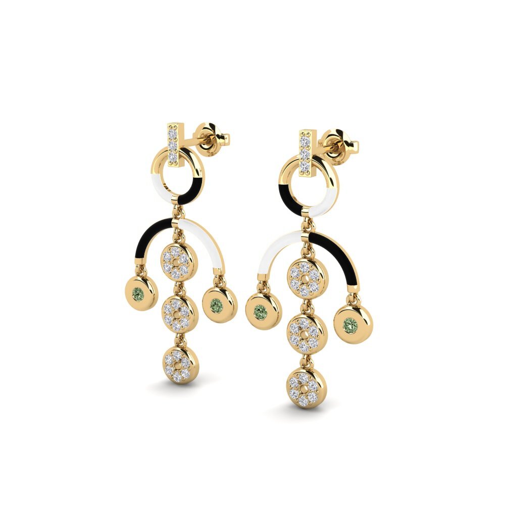 Diamante Verde Pendiente de mujer Diversify