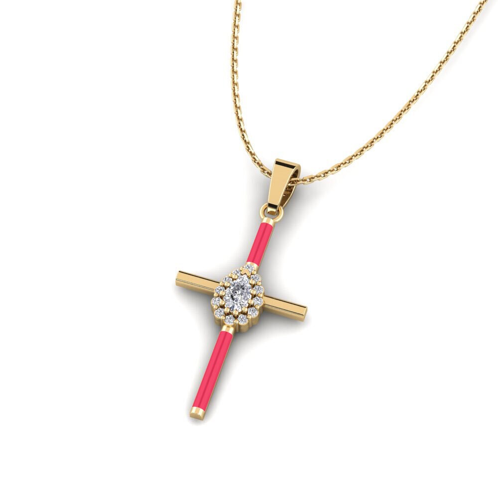 Diamante cultivado en laboratorio Colgante de Mujer Doerun