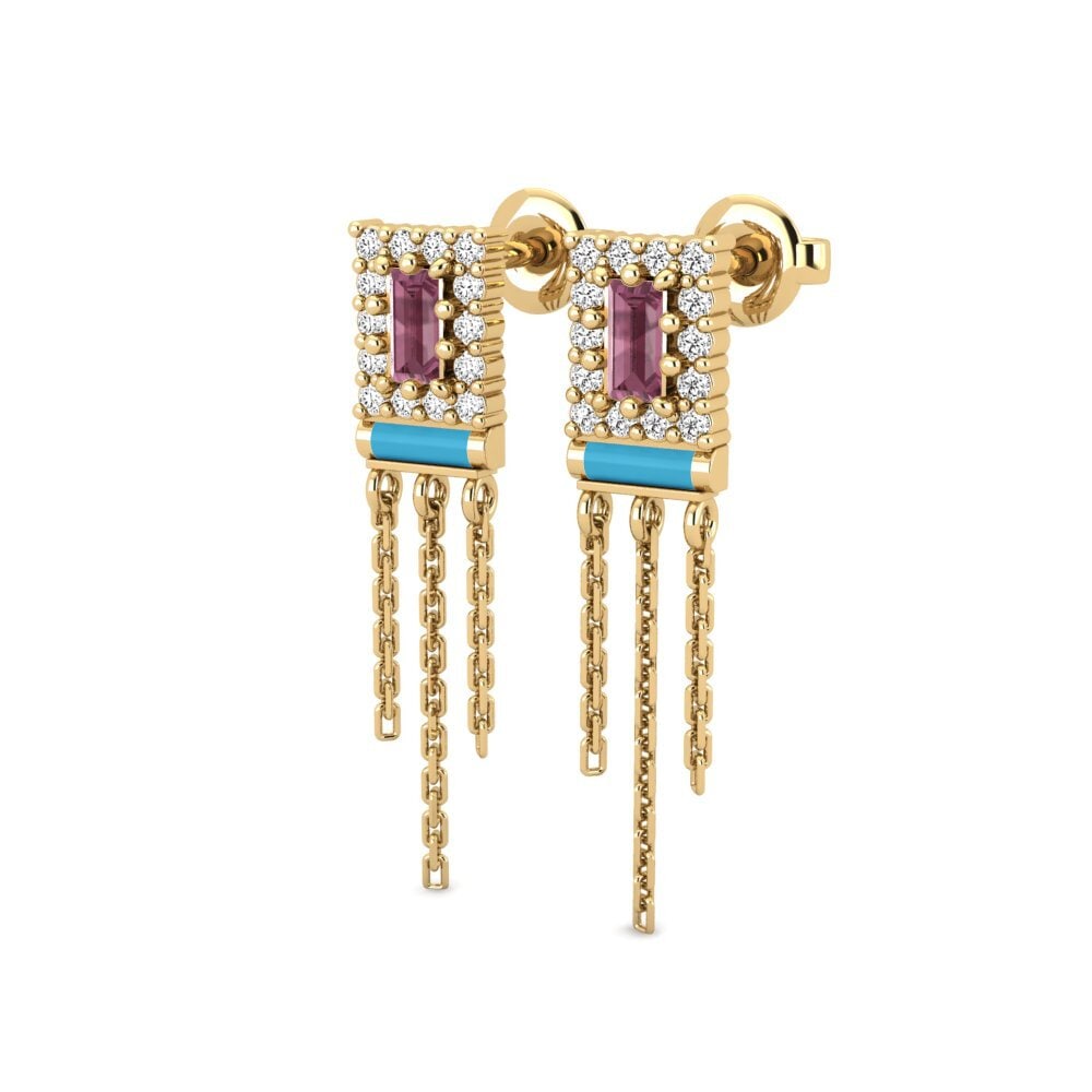 Rhodolite Garnet Women's Earring Durham