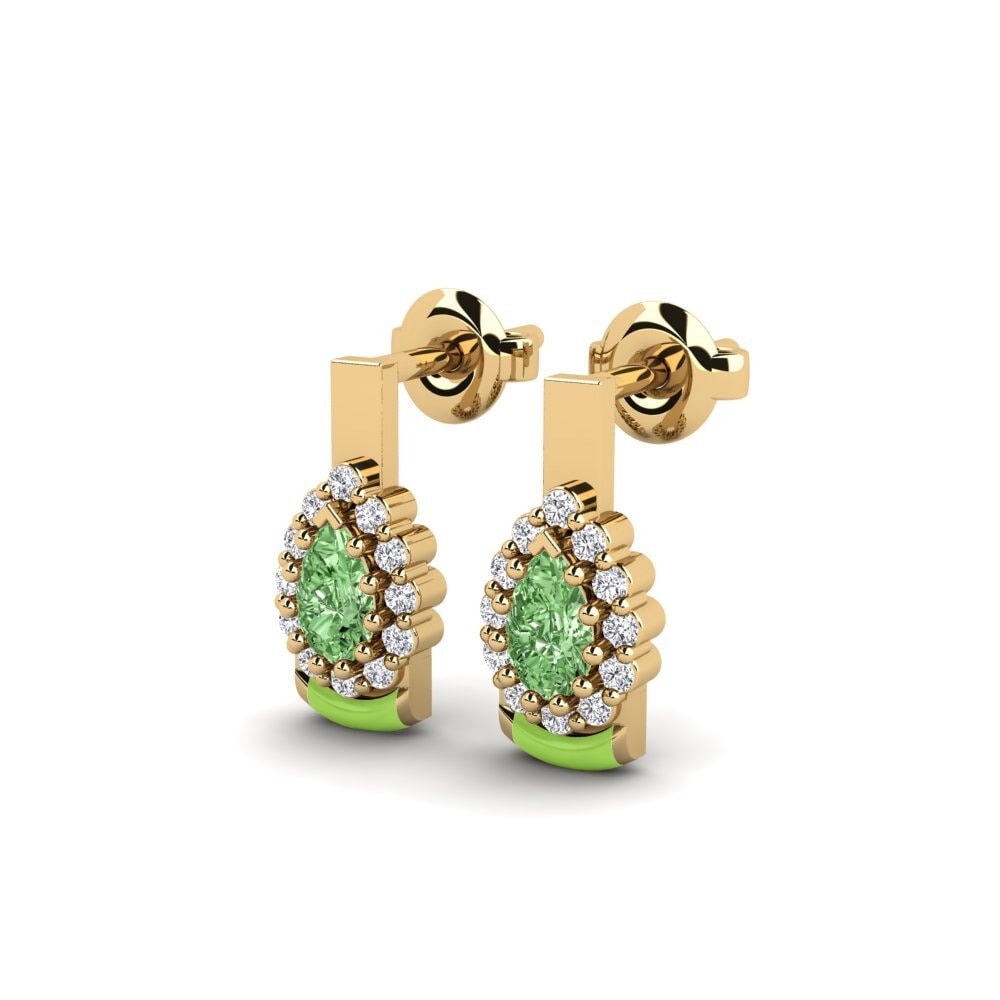 Diamante Verde Pendiente de mujer Enfield