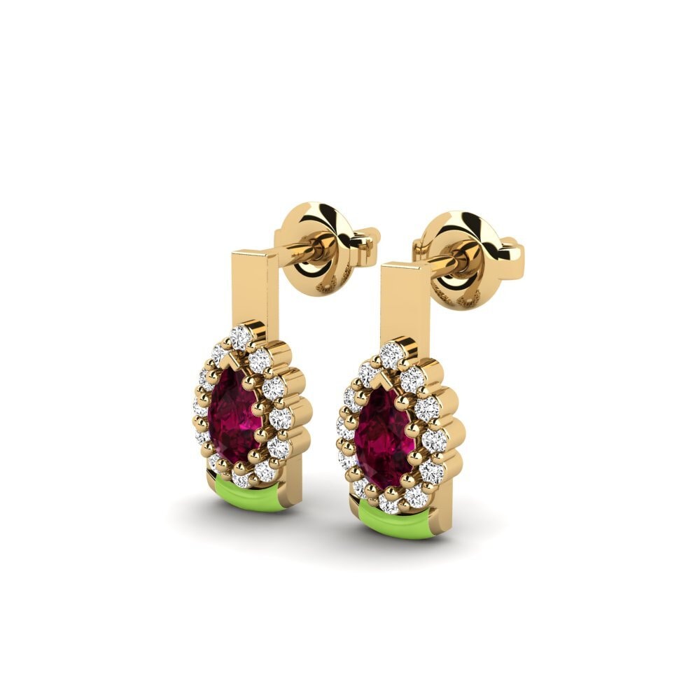 Rhodolite Garnet Women's Earring Enfield