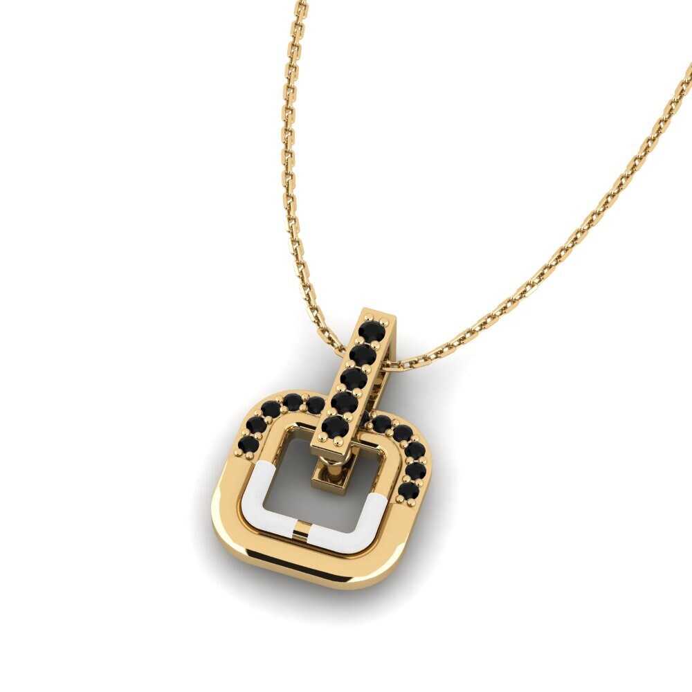 Black Onyx Women's Pendant Enhance