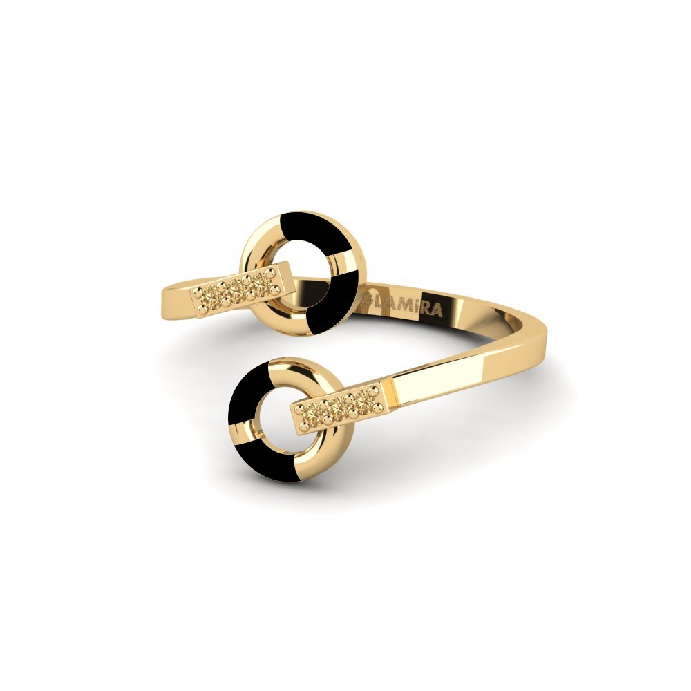 Diamante Marrón Anillo Evolutionary
