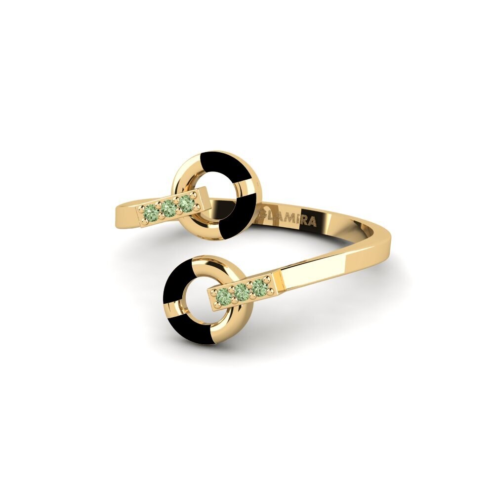 Diamante Verde Anillo Evolutionary