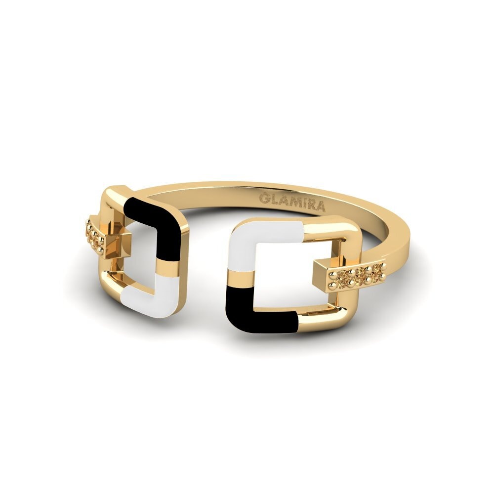 Diamante Marrón Anillo Evolve