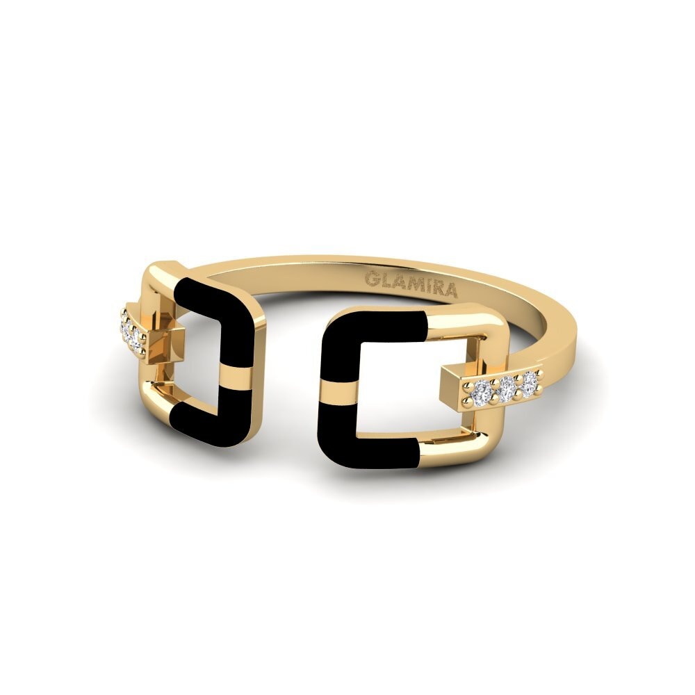 14ct Yellow Gold Ring Evolve