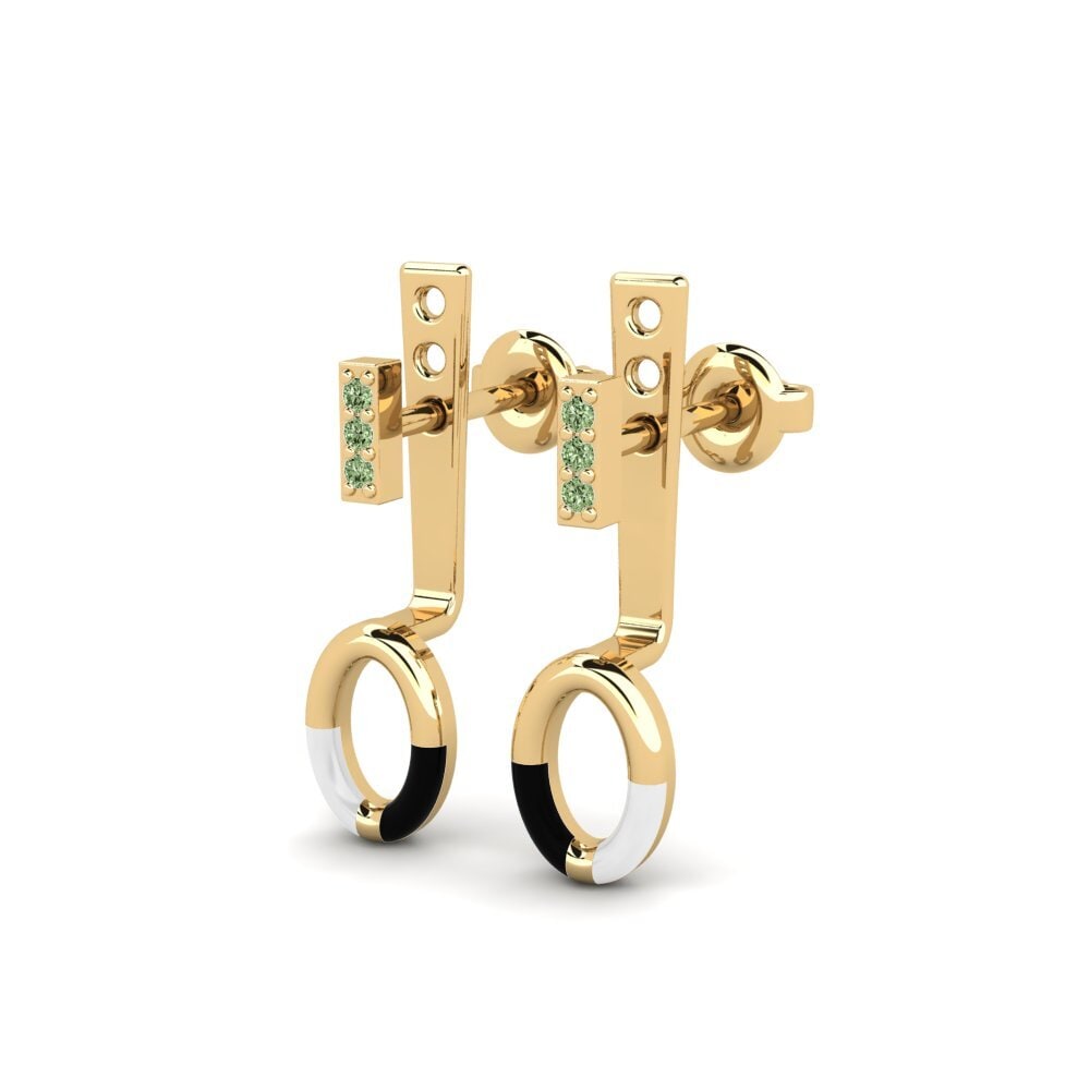 Diamante Verde Pendiente de mujer Exceed