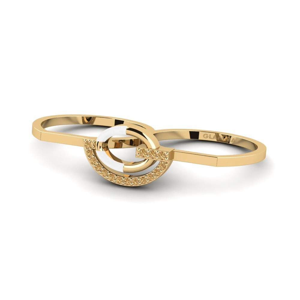 Diamante Marrón Anillo Expansionist