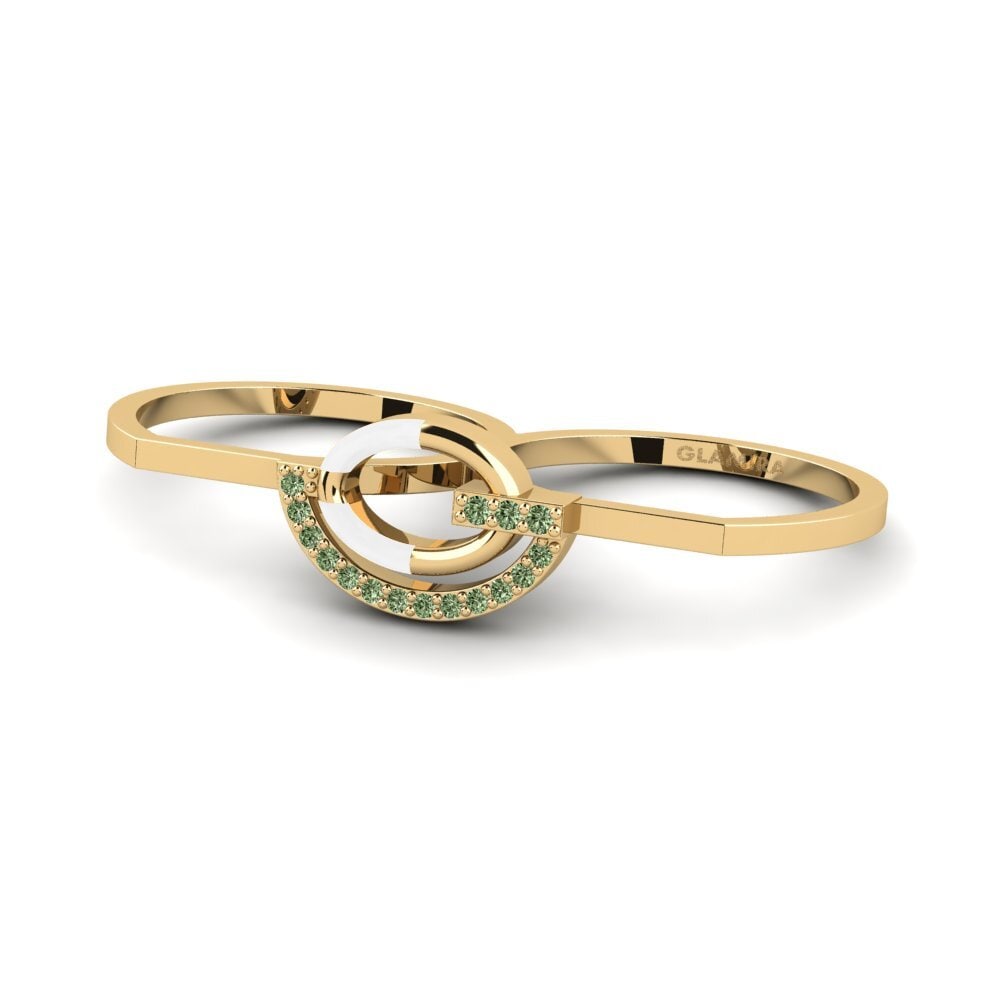 Diamante Verde Anillo Expansionist