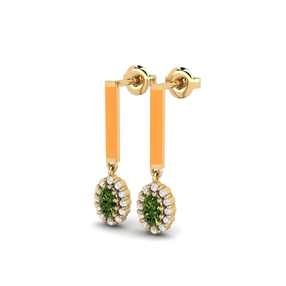 Green Sapphire Women's Earring Fairfield