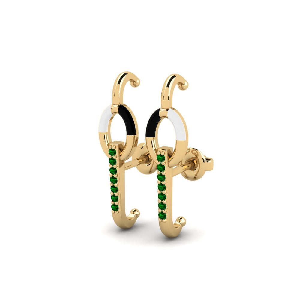Green Zirconia Women's Earring Federally
