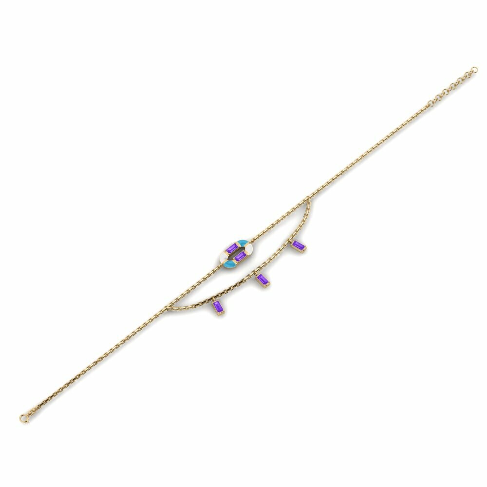 Bracelets Améthyste Chaînes