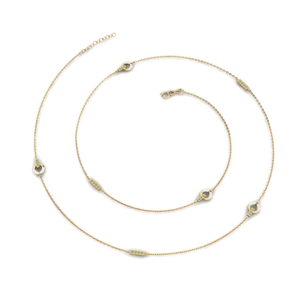 Diamante Verde Collar de Mujer Generation