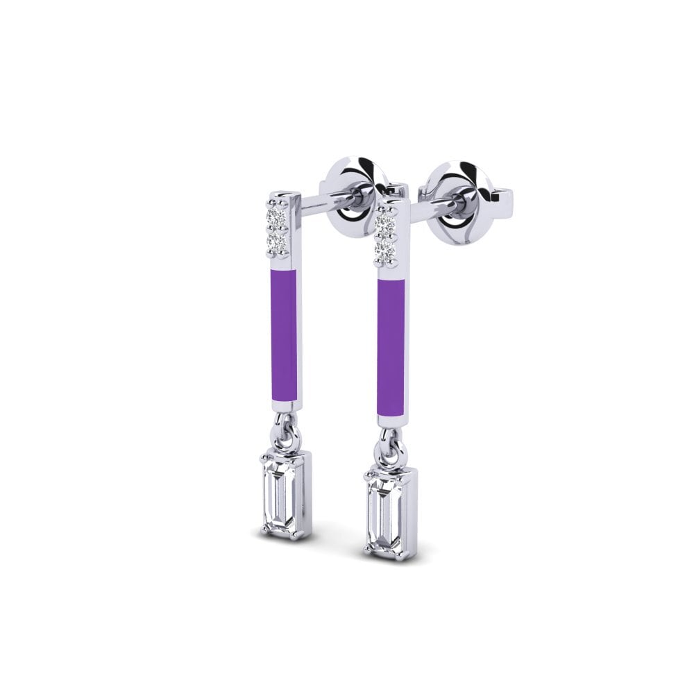 Plata 925 Pendiente de mujer Gramvousa - A