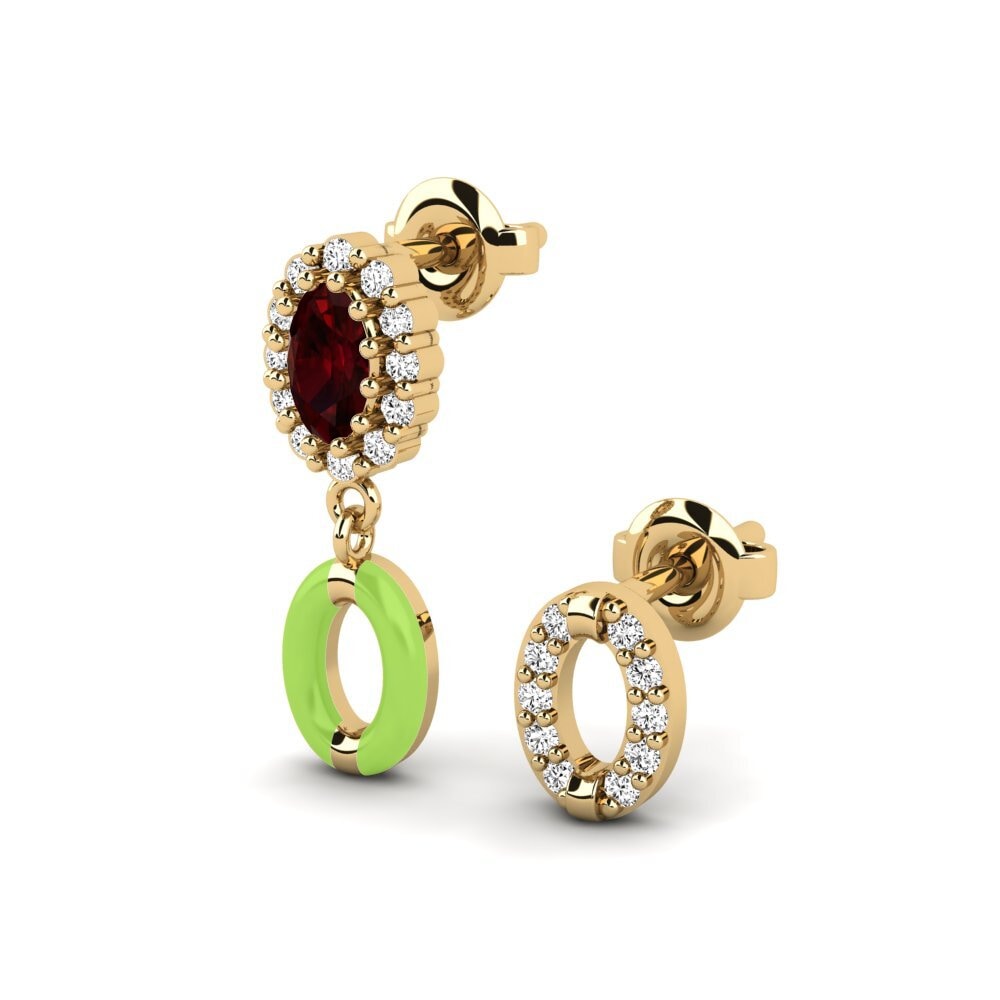Granate Pendiente de mujer Guilford - SET