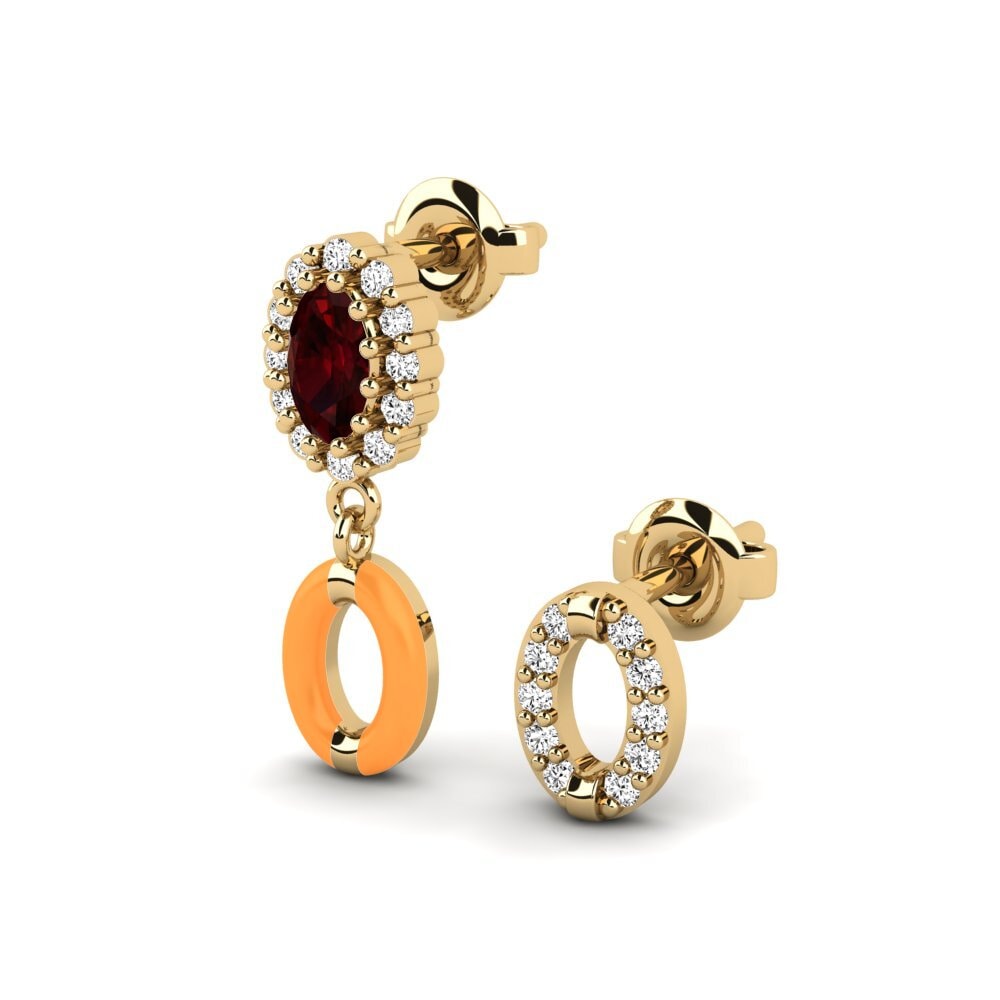 Granate Pendiente de mujer Guilford - SET