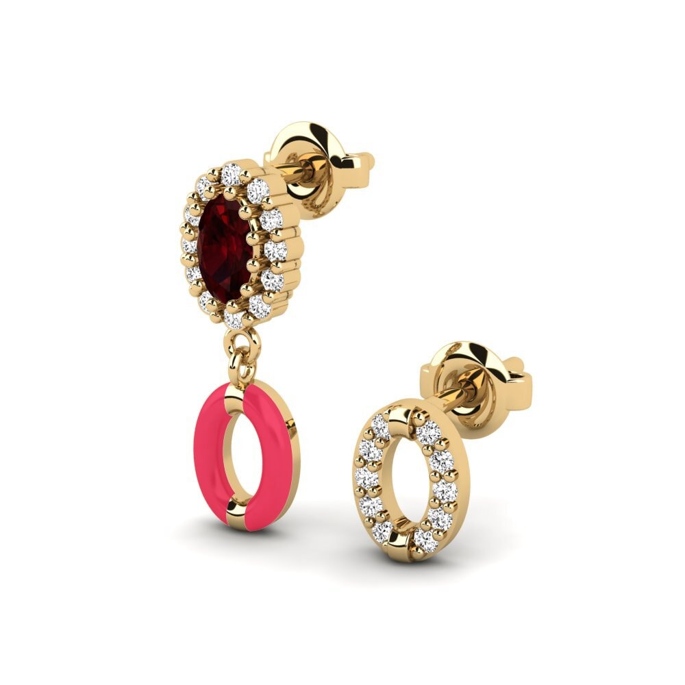 Granate Pendiente de mujer Guilford - SET