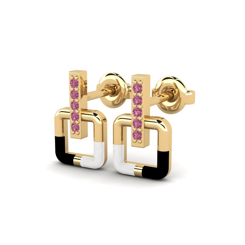Rhodolite Garnet Women's Earring Inaccurate