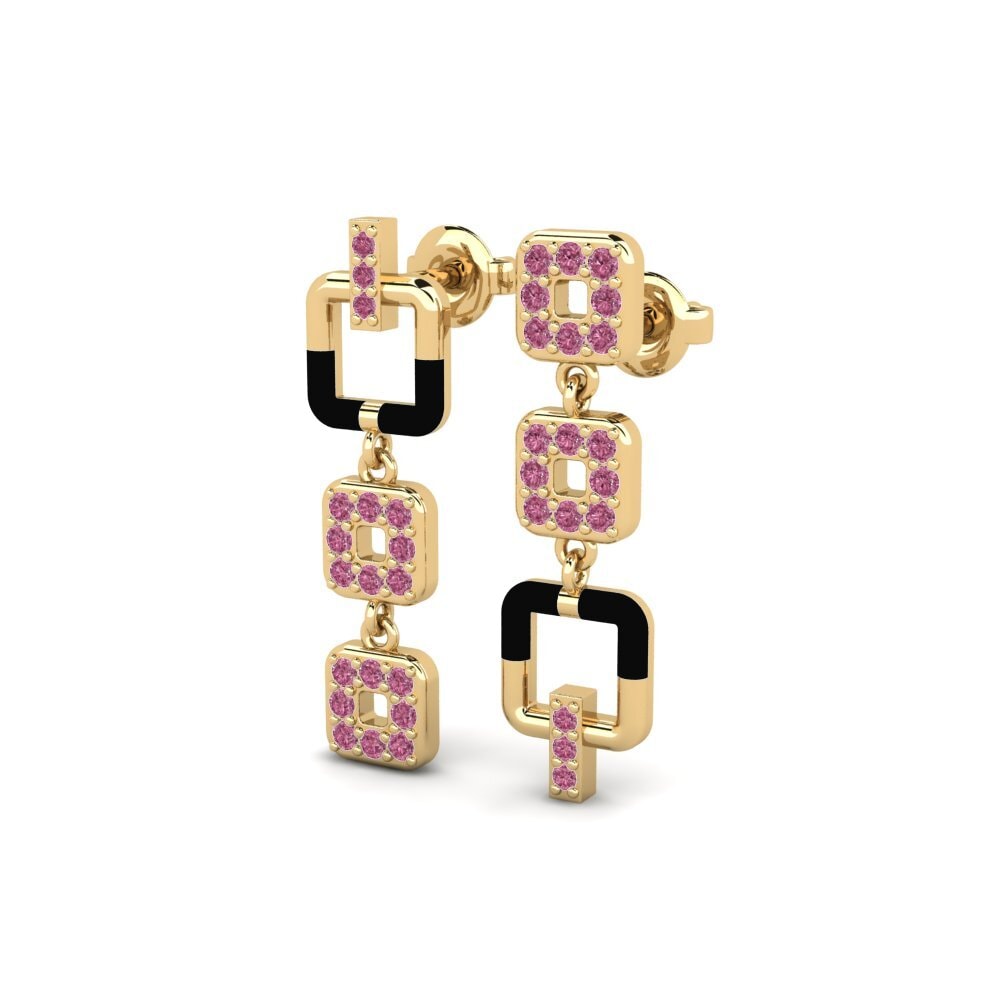 Rhodolite Garnet Women's Earring Incidence