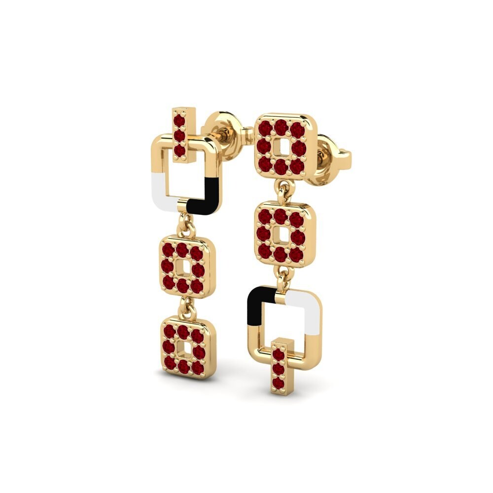 Red Zirconia Women's Earring Incidence